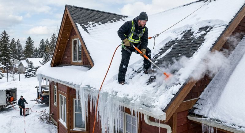 Ice Dam Removal in Renton, WA