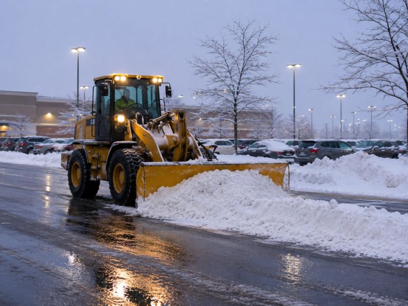 Parking Lot Snow Plowing in Brooklyn, NY