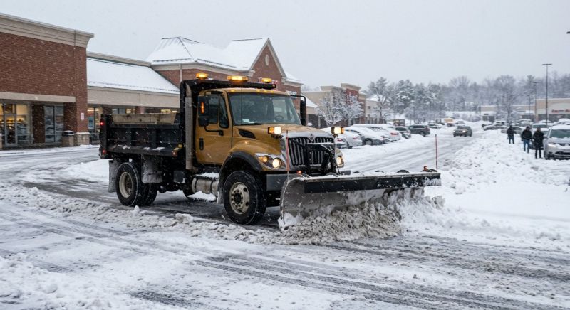 Parking Lot Snow Plowing in Brooklyn, NY