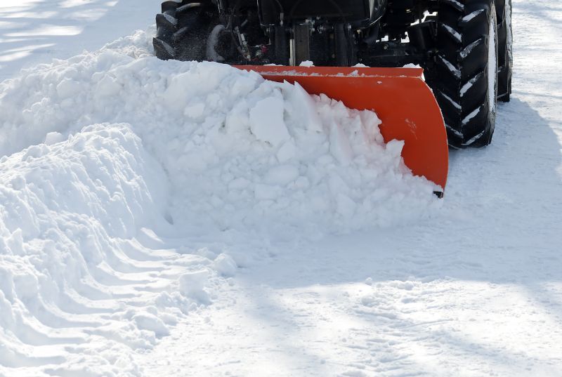 Road Snow Plowing in New York, NY