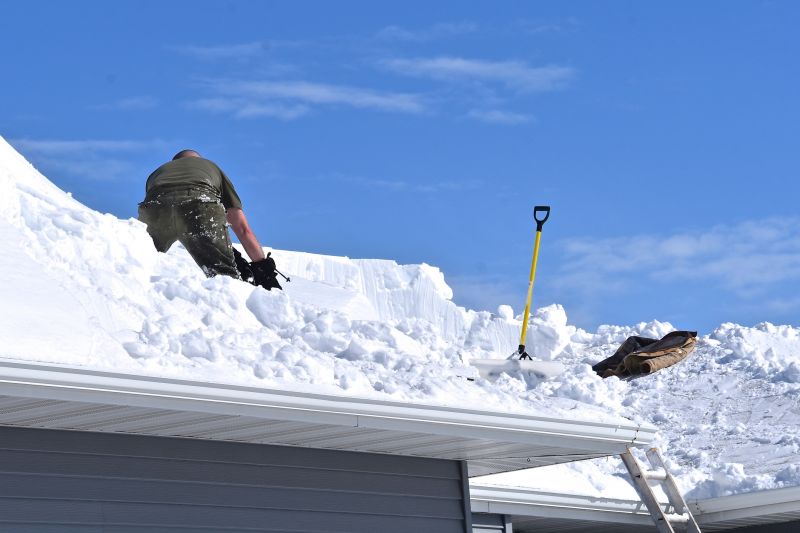 Roof Snow Raking