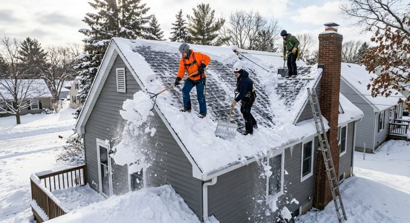 Rooftop Snow Removal in New York, NY